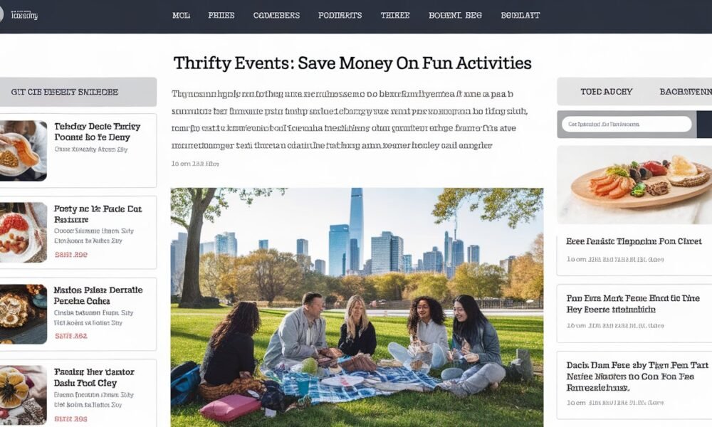 Blog ThriftyEvents Net