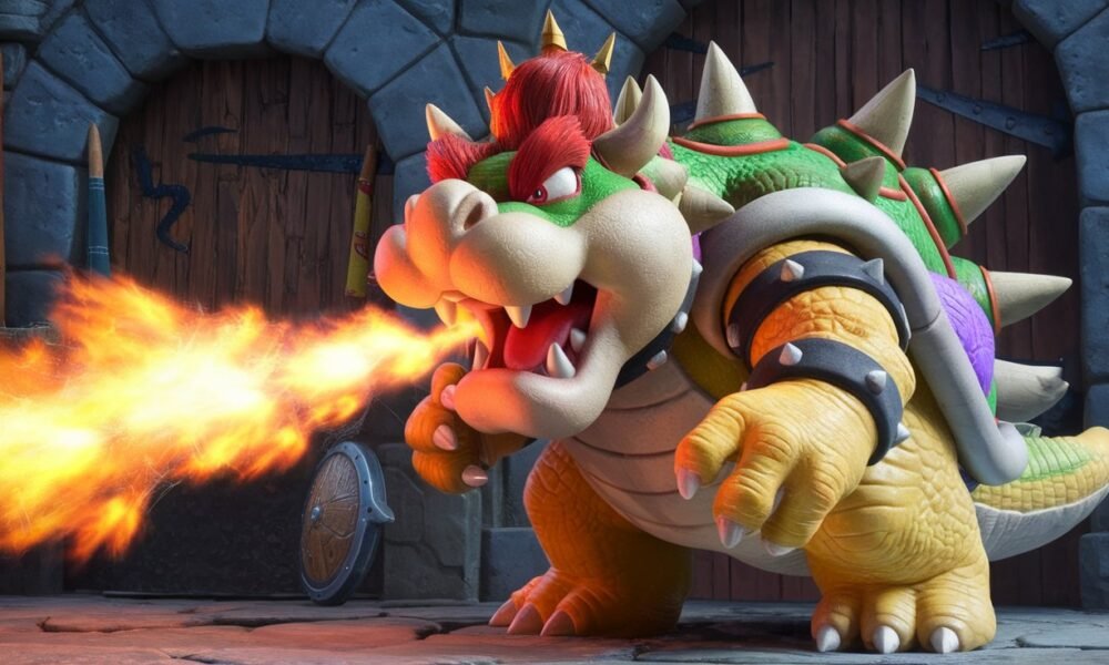 Bowser breathing fire sound