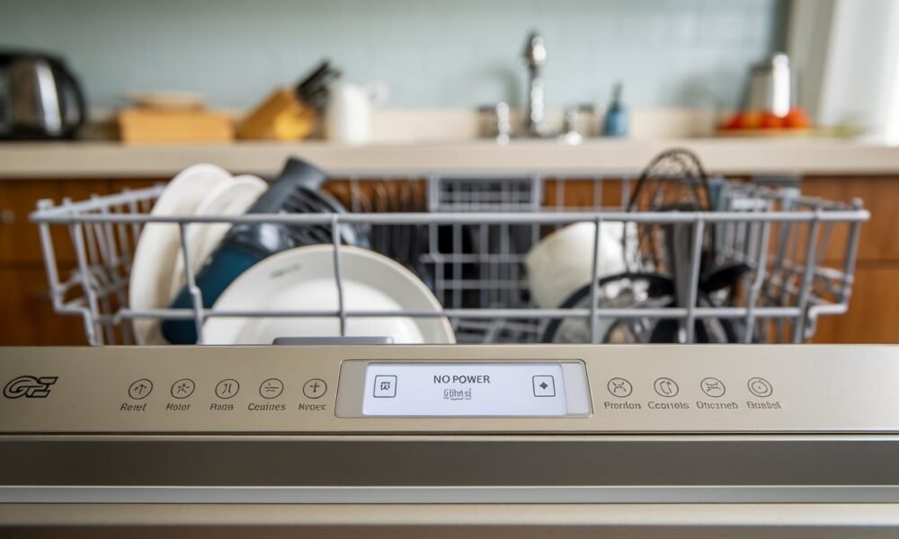 GE dishwasher no power