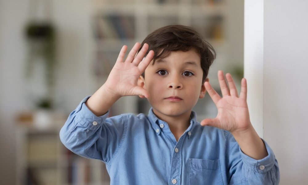 boy in ASL