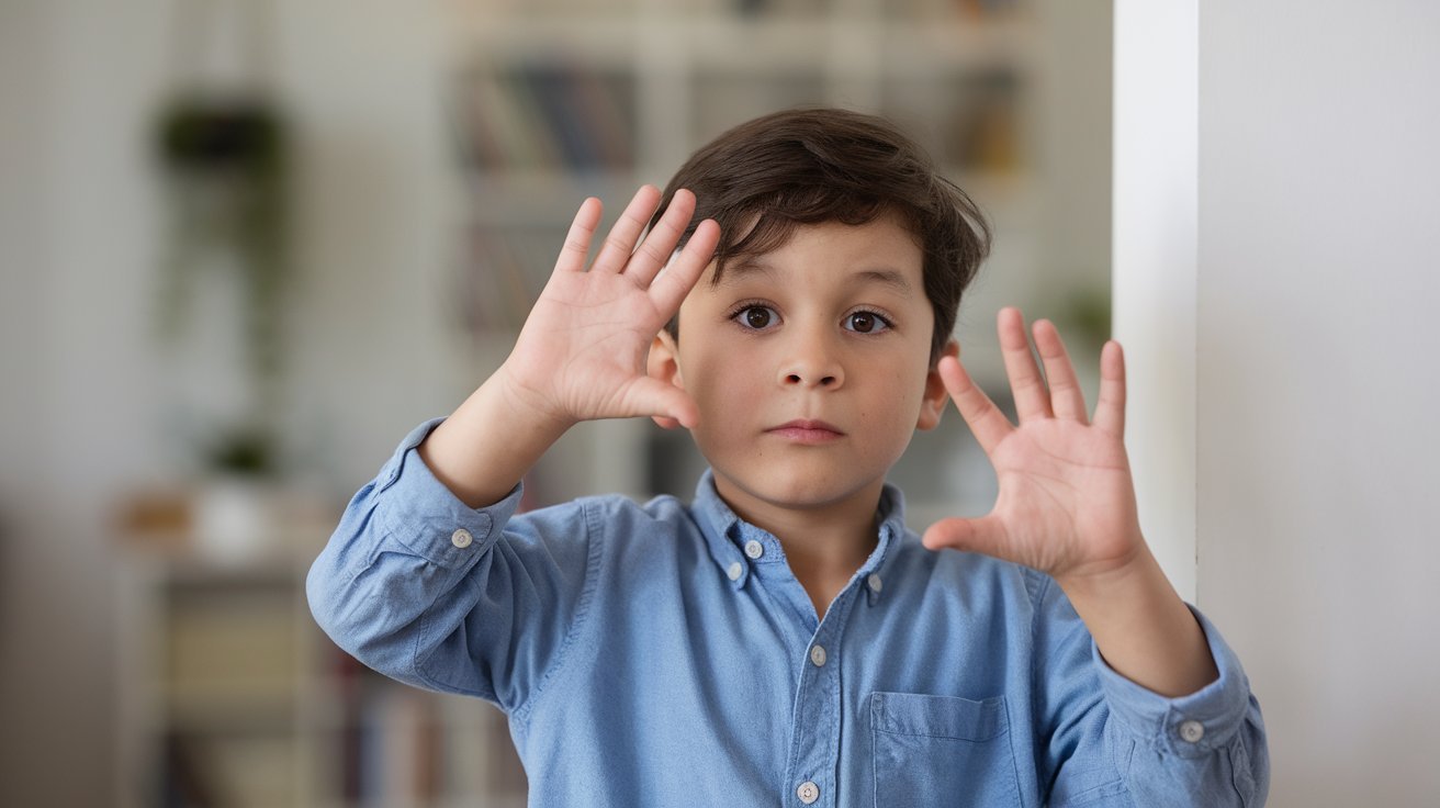 boy in ASL