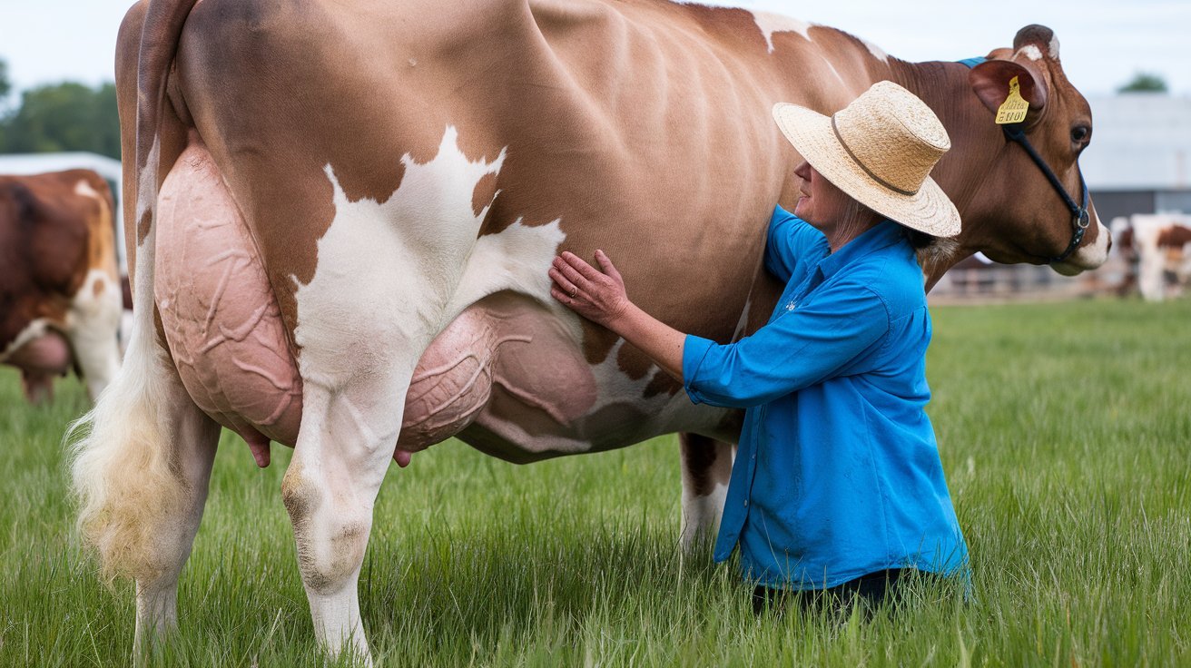 Milking Shorthorn Cattle